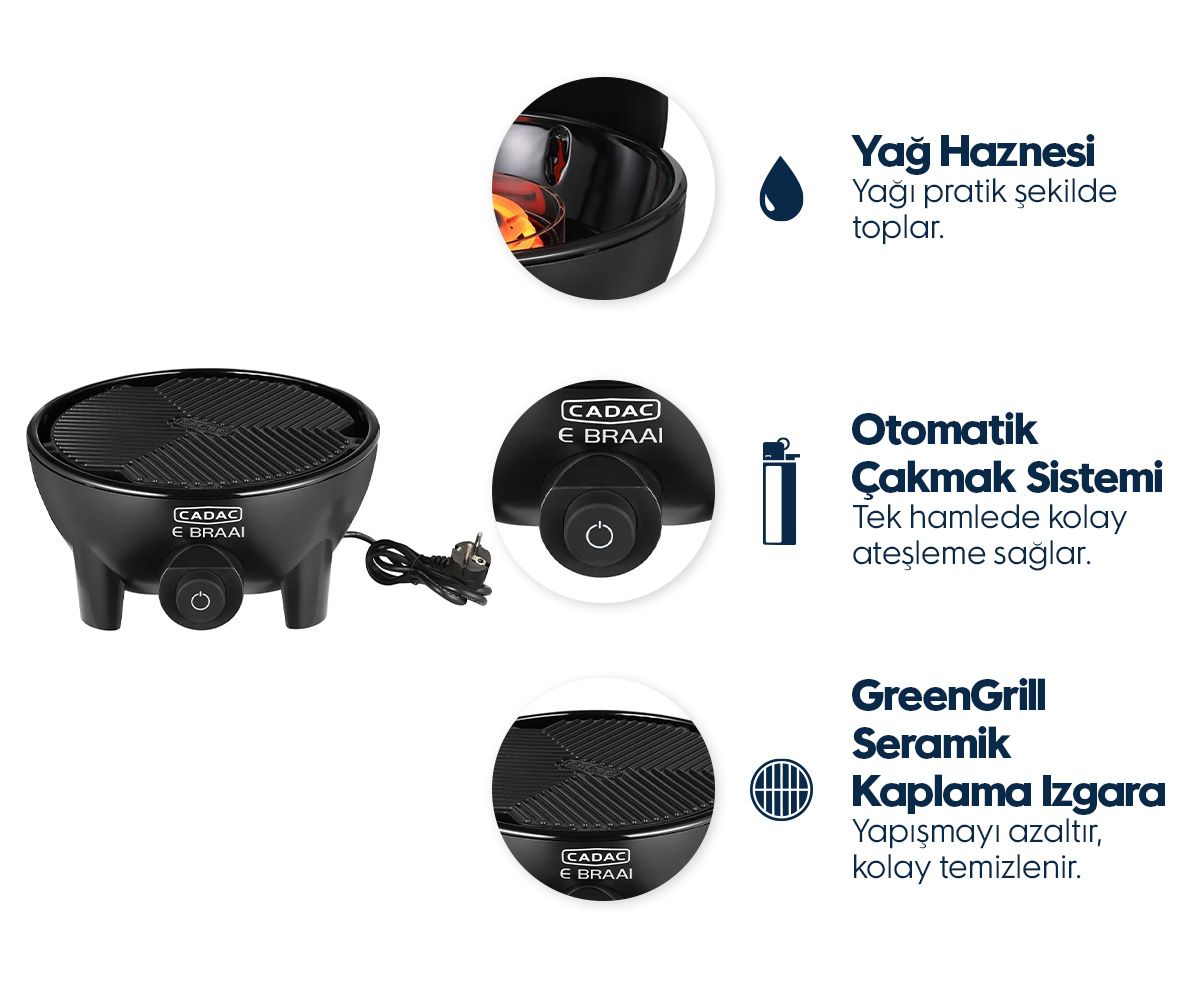 Cadac Ebraai 40 Elektrikli Barbekü