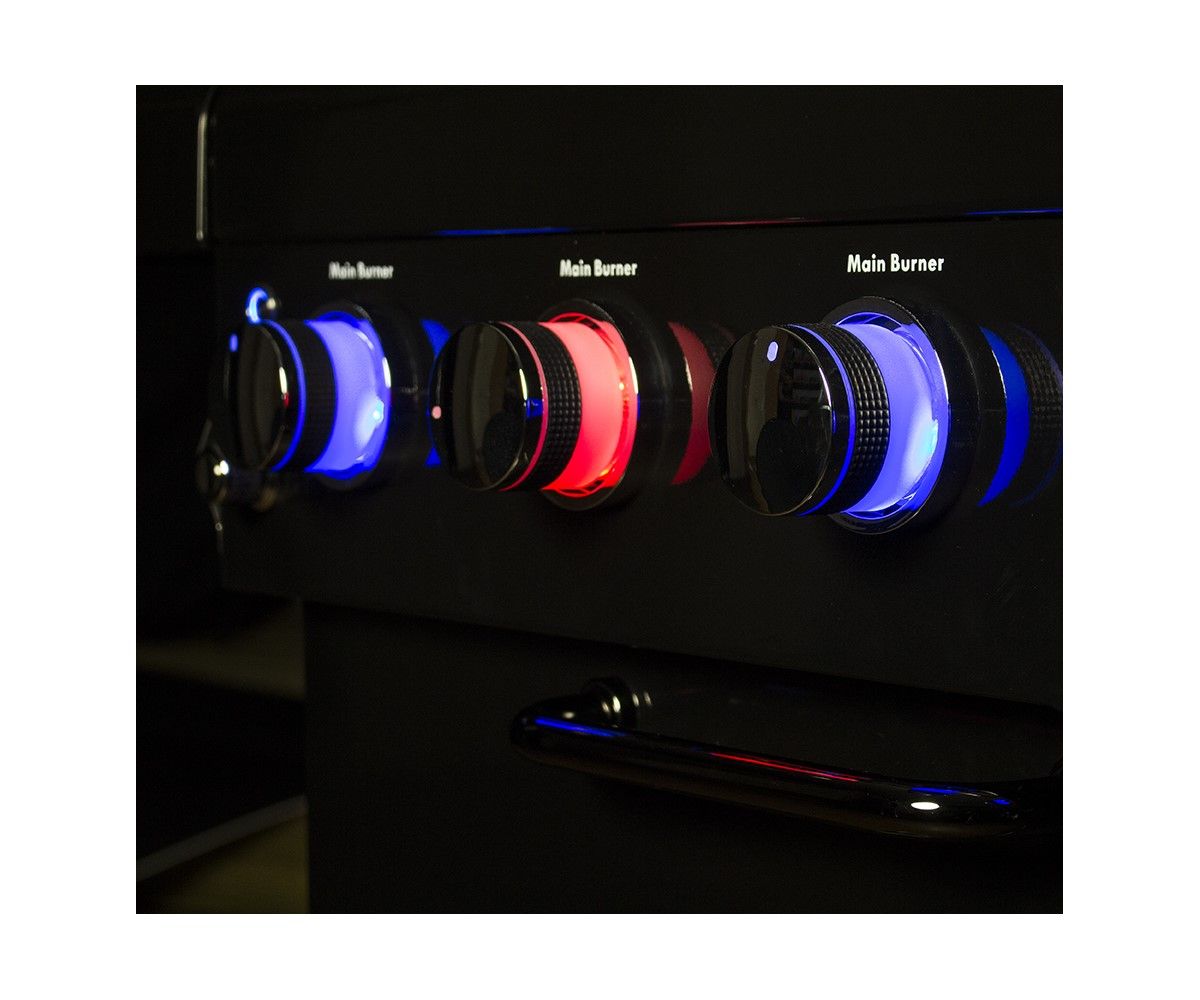 Aygaz X350 Klasik Barbekü - Gri Mavi - LED Işıklı