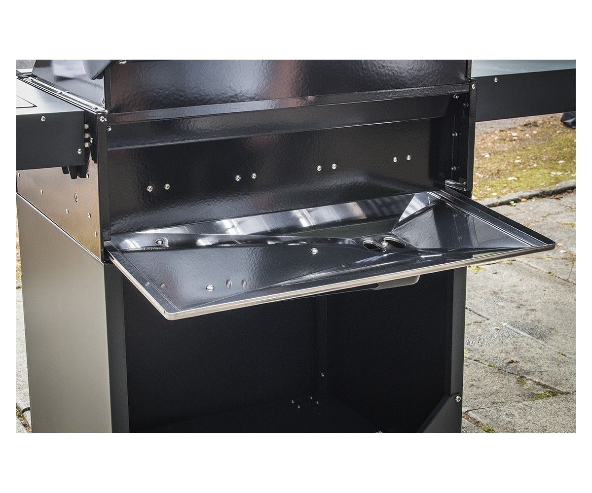 Aygaz X350 Klasik Barbekü - Gri Mavi - LED Işıklı