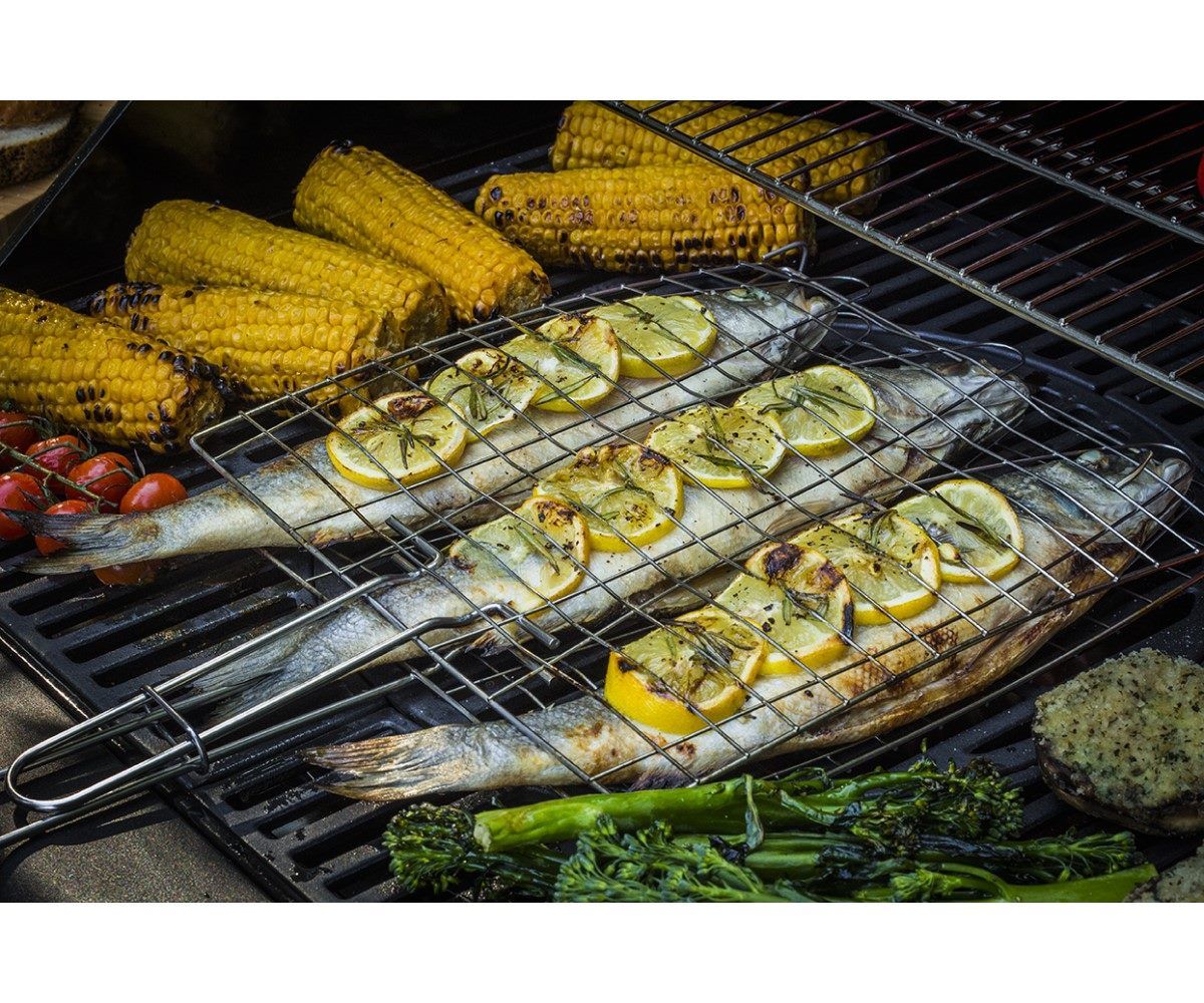 Aygaz X350 Klasik Barbekü - Gri Mavi - LED Işıklı