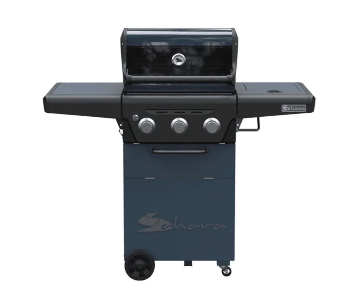 Aygaz X350 Klasik Barbekü - Gri Mavi - LED Işıklı