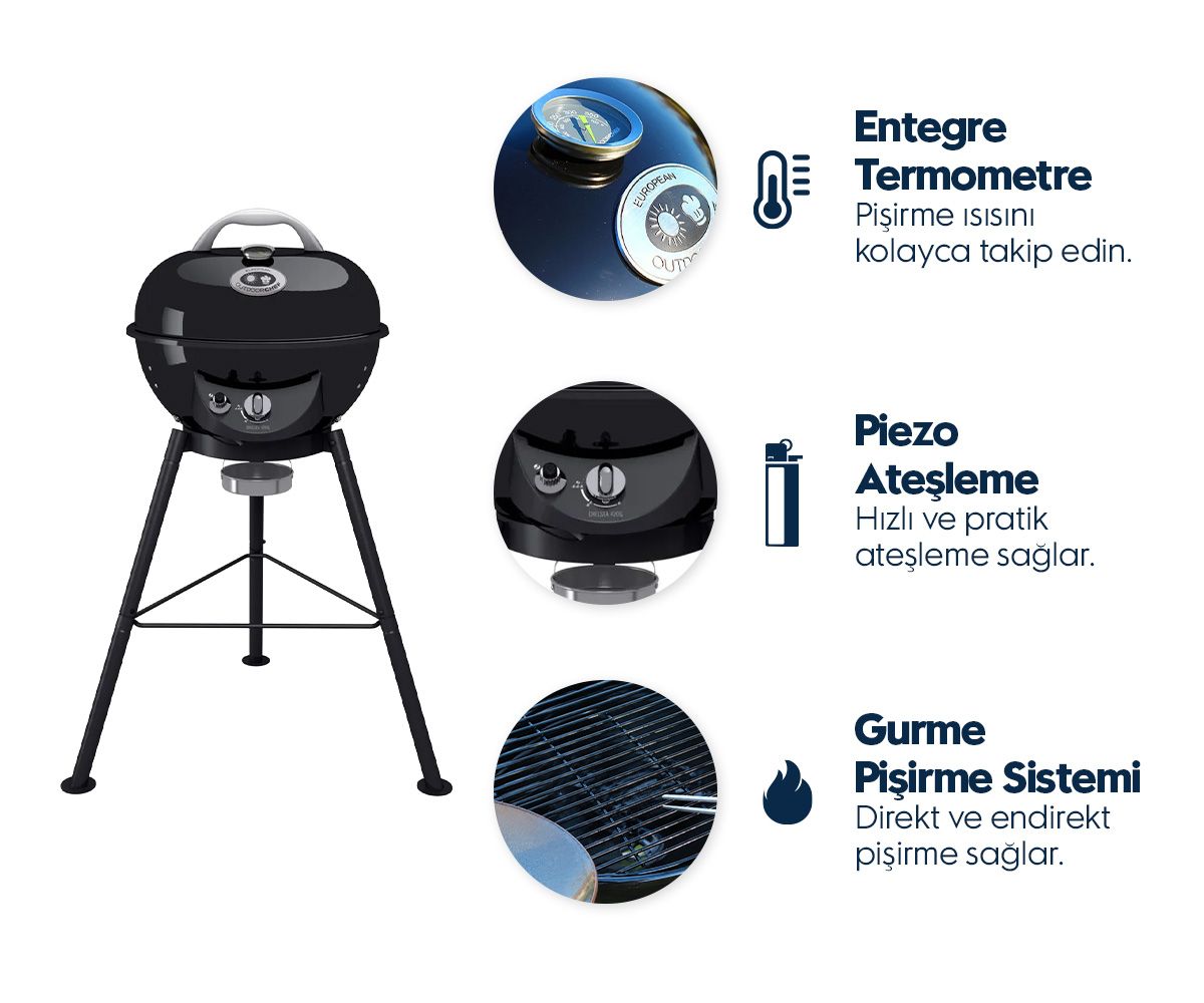 Aygaz Chelsea 420 G Yeni Nesil Barbekü Kamp Seti