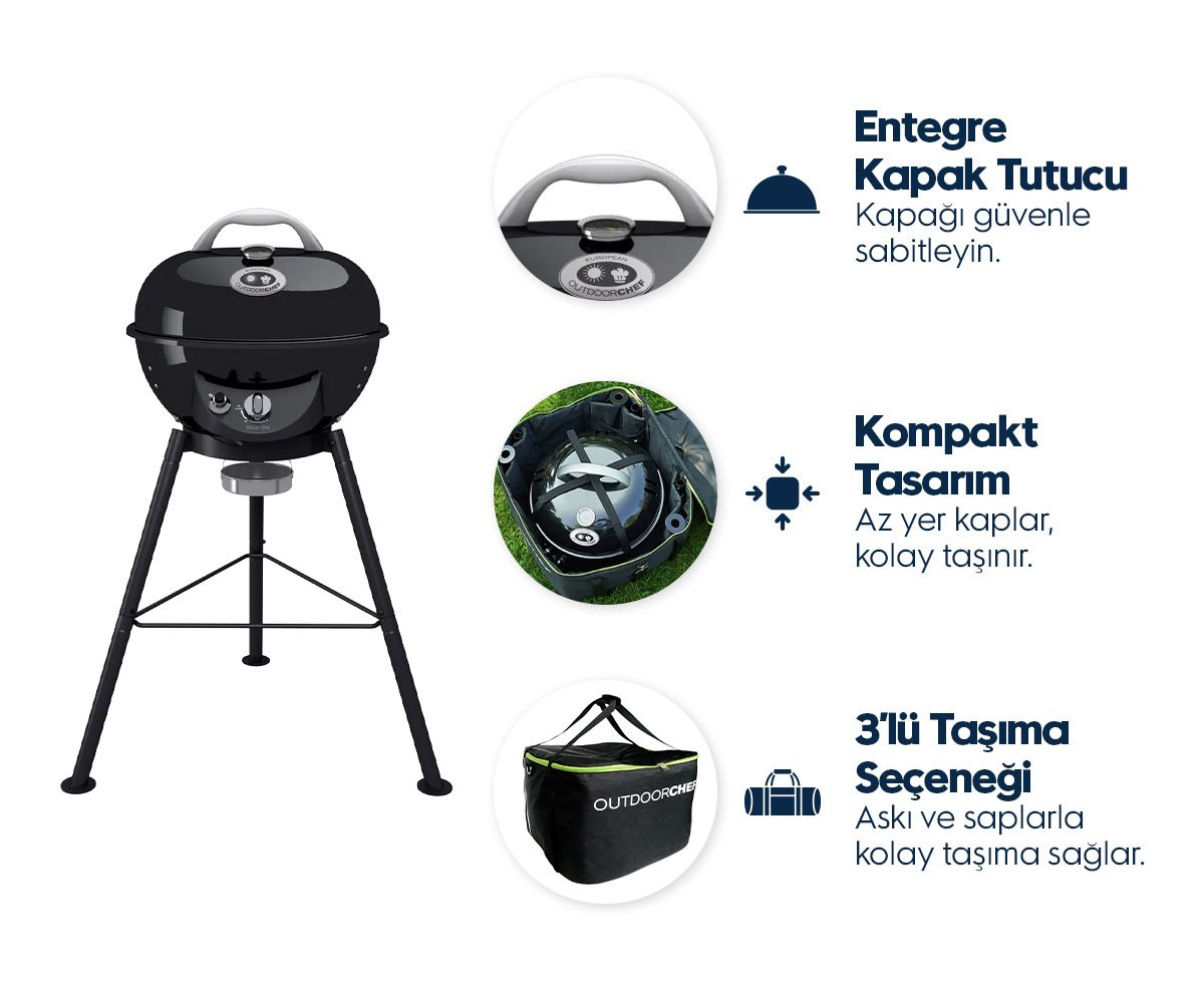 Aygaz Chelsea 420 G Yeni Nesil Barbekü Kamp Seti