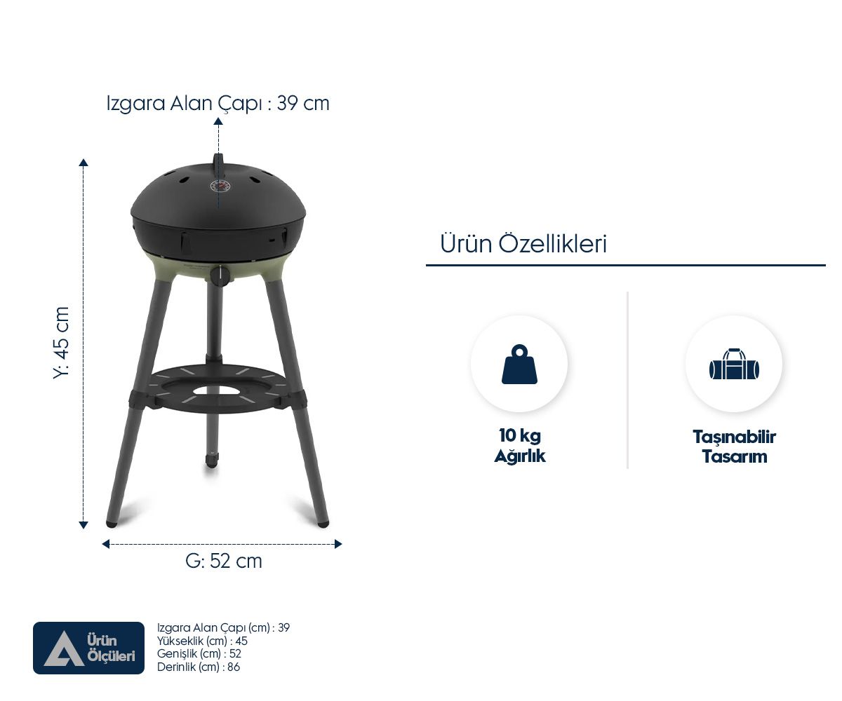 Cadac Carri Chef 40 Barbekü - Chef Pan Lifestyle