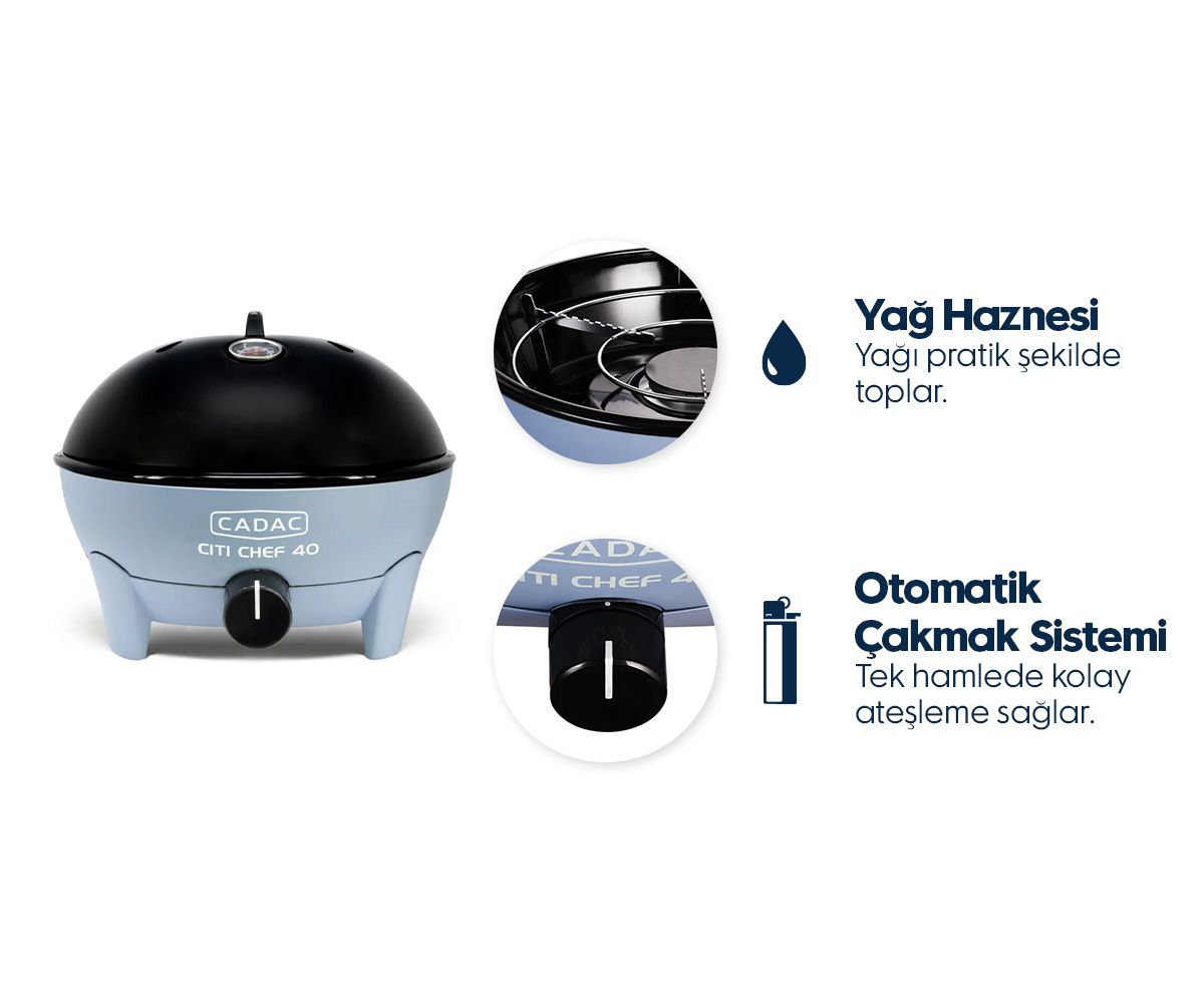Cadac Citi Chef 40 Barbekü - Mavi Lifestyle