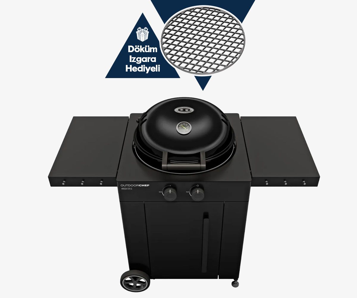 Aygaz Arosa 570 G EVO Yeni Nesil Barbekü - Siyah