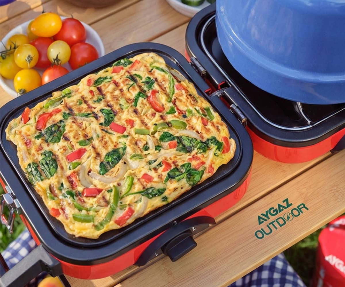 Çift Gözlü Ocak Izgara Plakalı