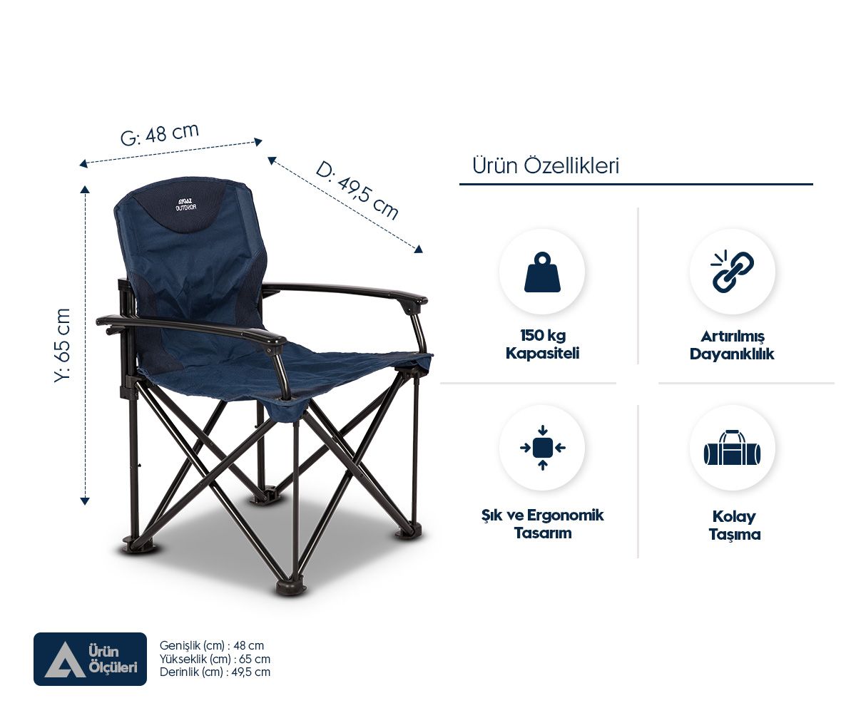 Aygaz Kamp Sandalyesi Comfort