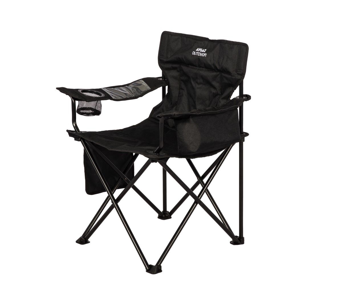 Aygaz Kamp Sandalyesi Cool Ice - Siyah