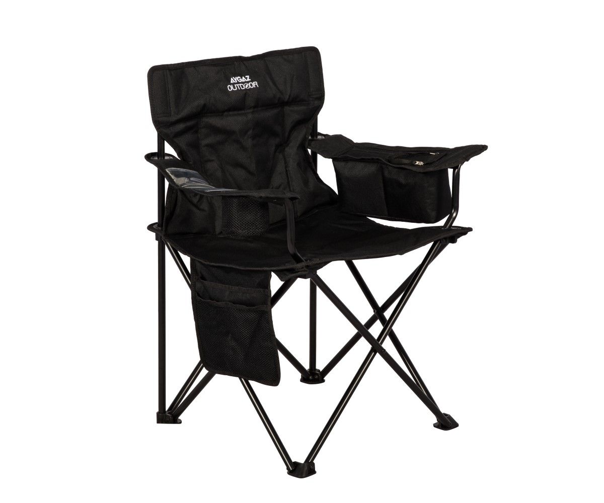 Aygaz Kamp Sandalyesi Cool Ice - Siyah