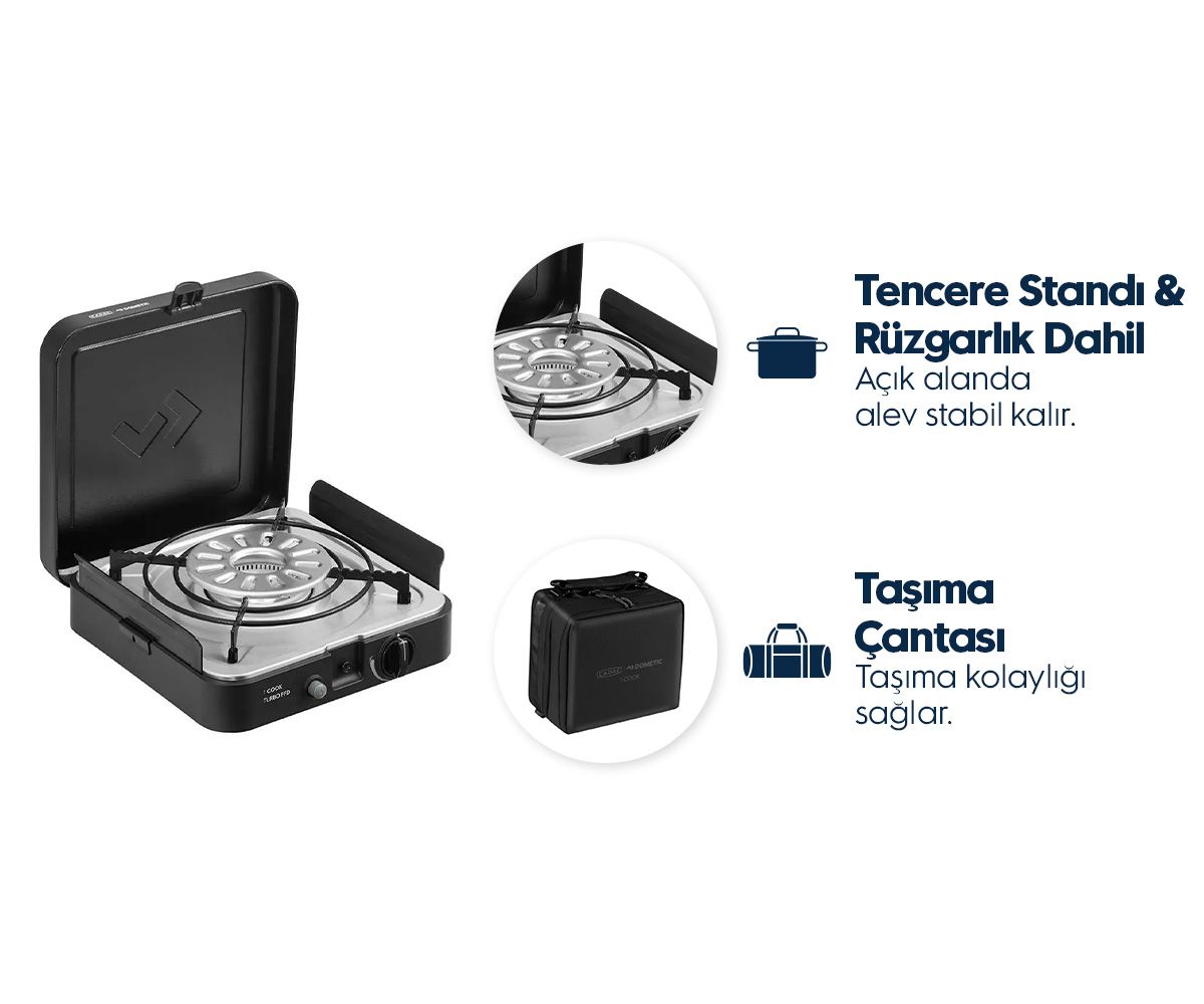 Cadac 1 Cook Turbo FFD Barbekü Düz Izgara Plakası