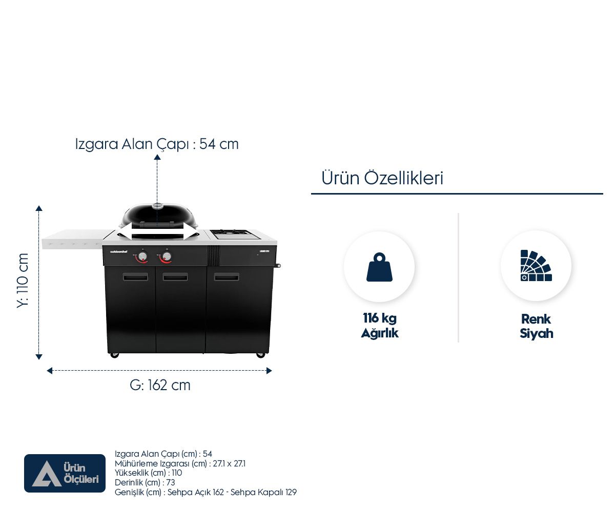 Aygaz Lugano 570 G EVO II Barbekü