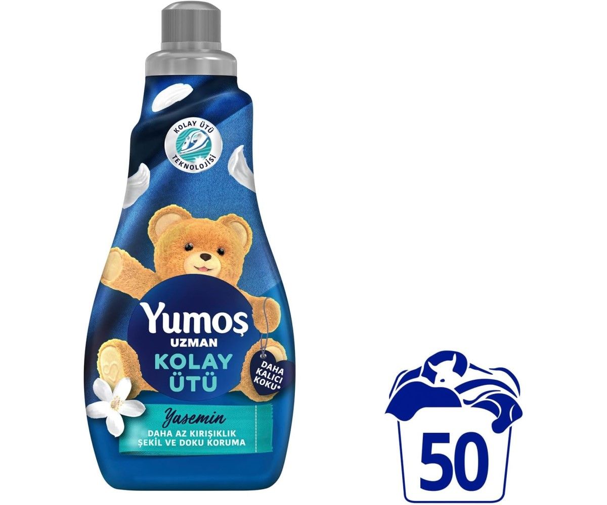 Yumoş Uzman Konsantre Çamaşır Yumuşatıcısı Kırışıklık Karşıtı 1200 ml