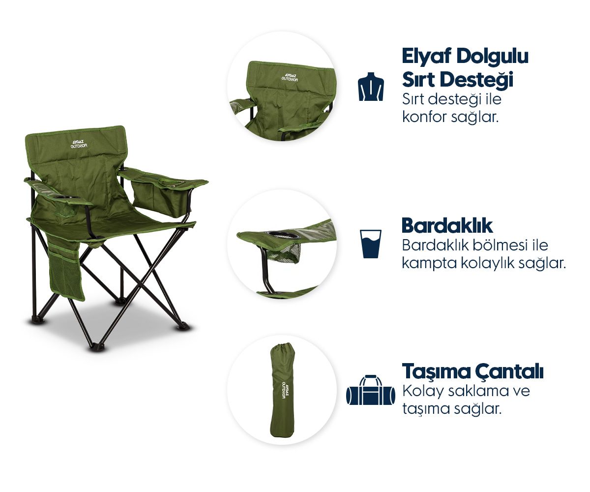 Aygaz Kamp Sandalyesi Cool Ice - FC-96806 SG-42