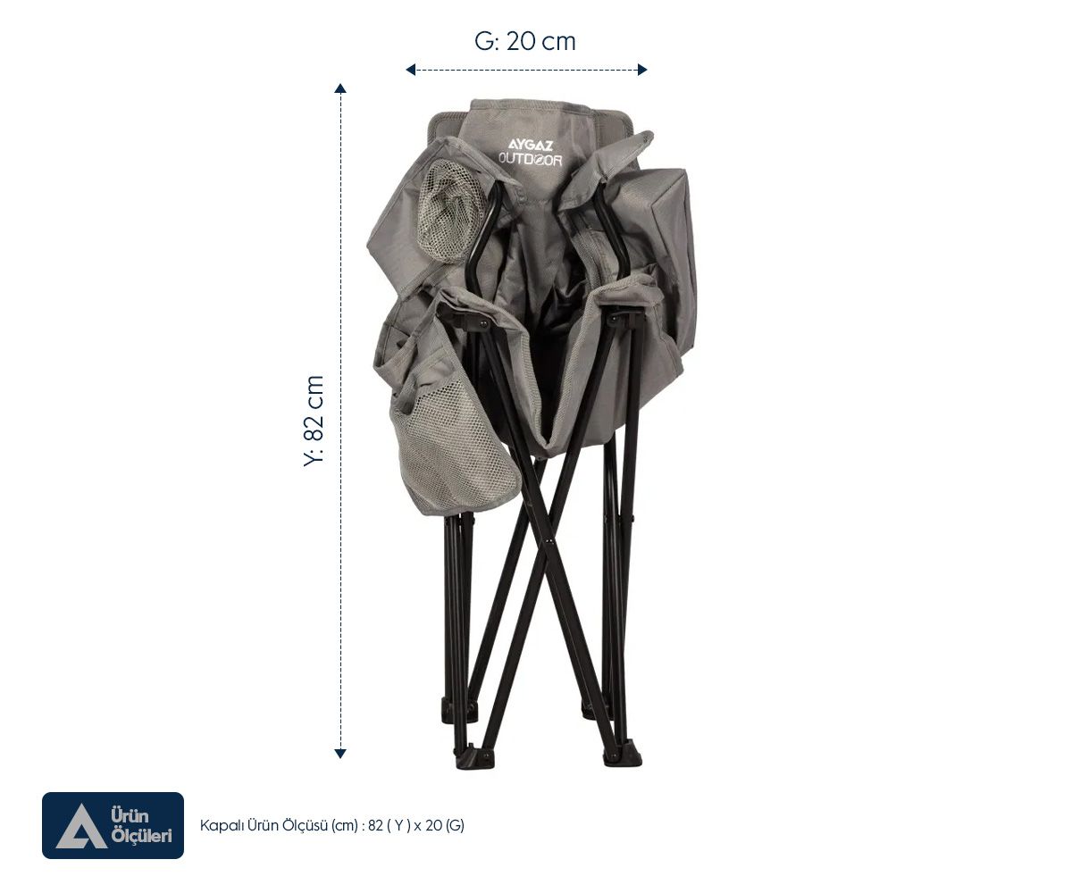 Aygaz Kamp Sandalyesi Cool Ice - FC-96806 17-00