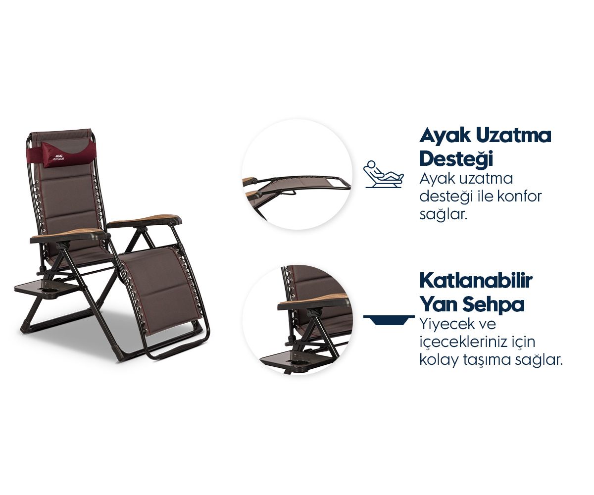 Aygaz Şezlong Kamp Sandalyesi FC630-68053X