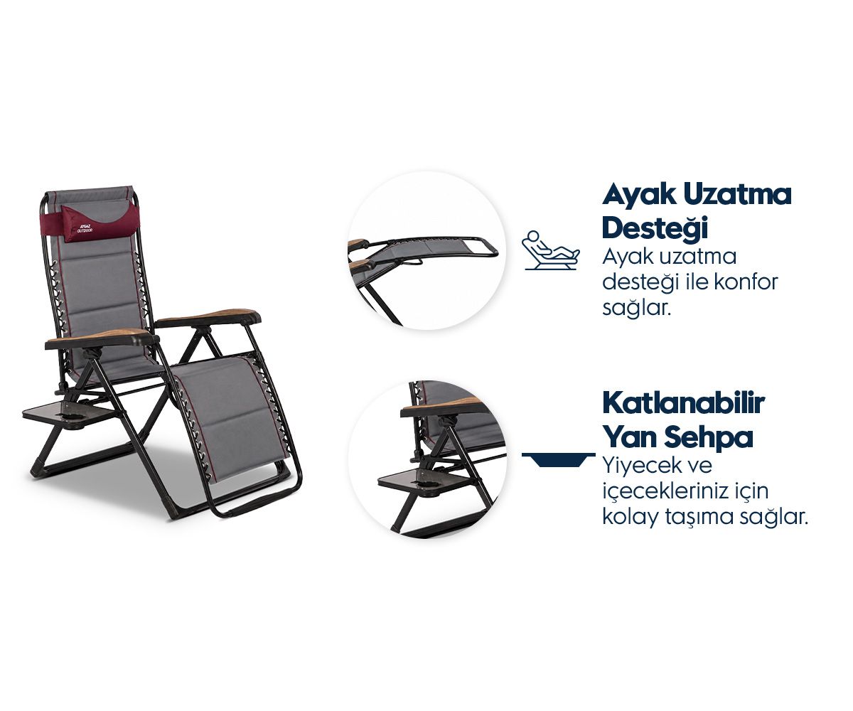 Aygaz Şezlong Kamp Sandalyesi FC630-68053X