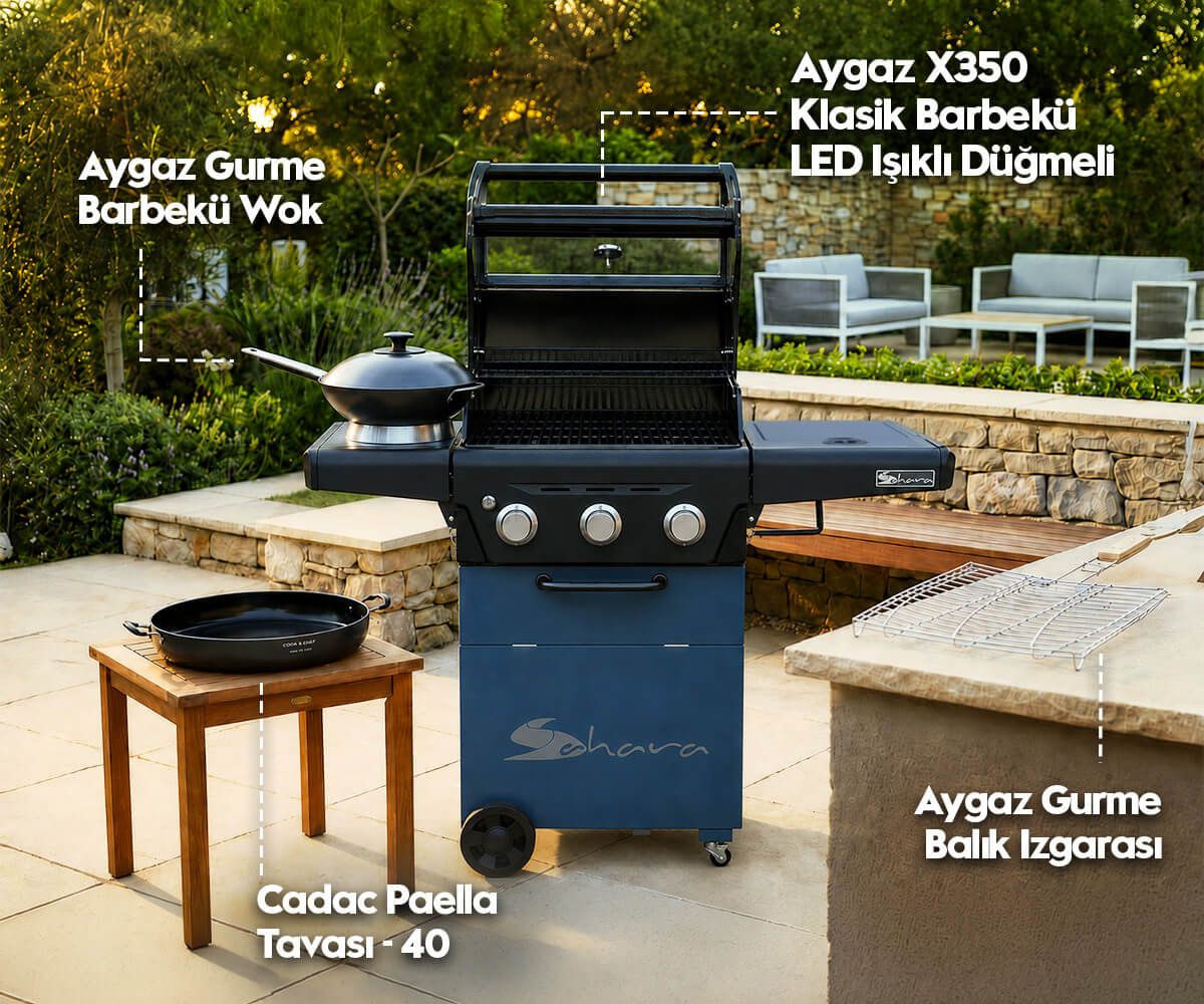 X350 Klasik Barbekü Seti