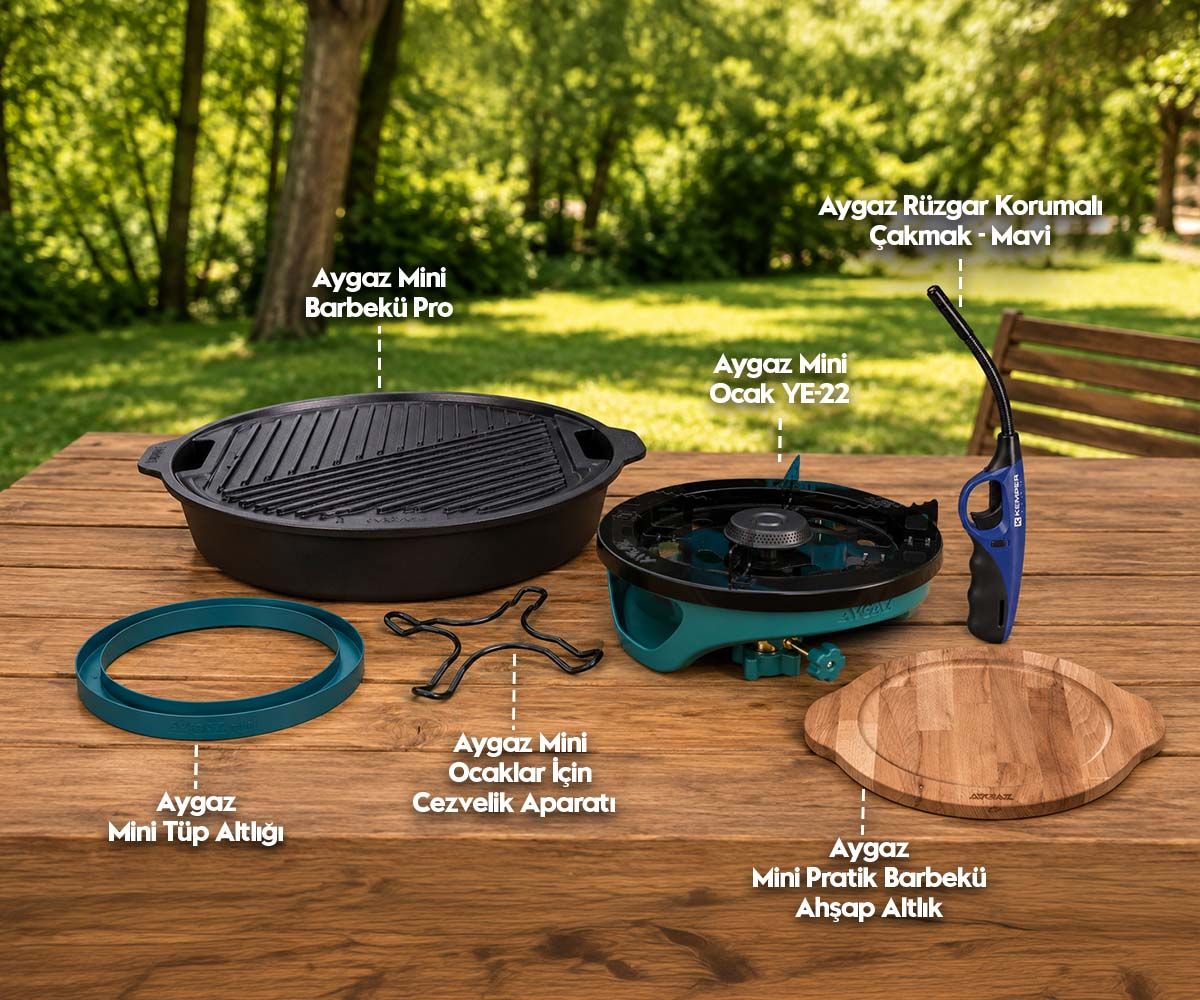 Mini Barbekü Pro Seti