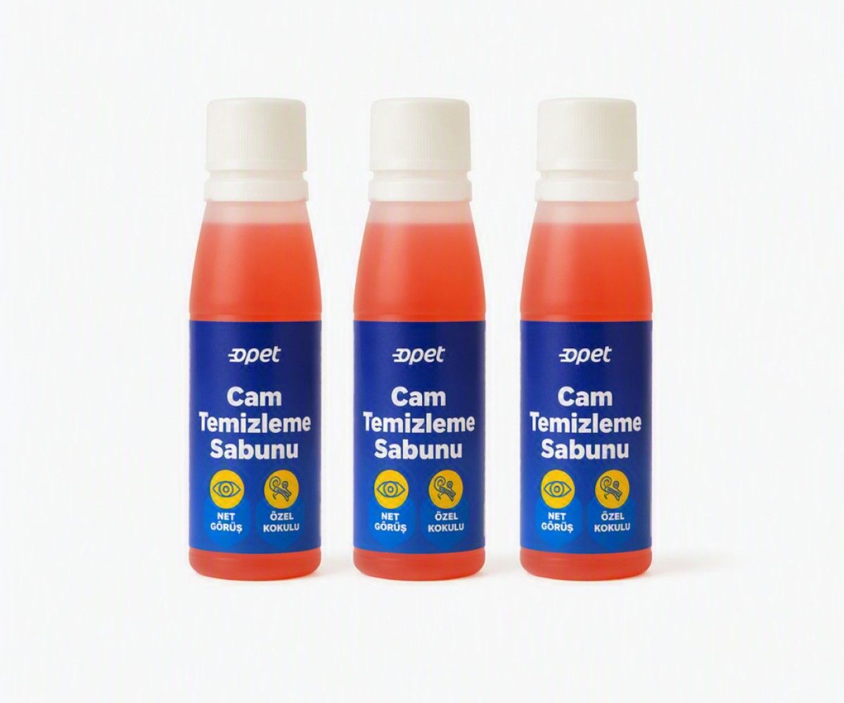 Opet Cam Temizleme Sabunu 40 ml x 3 Adet
