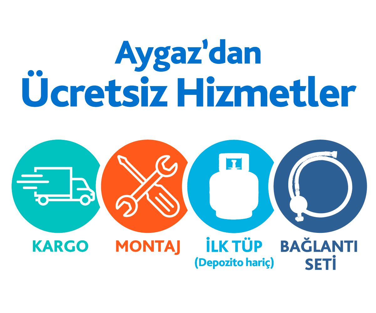 Kargo + Montaj + Tup + Baglanti Hediye
