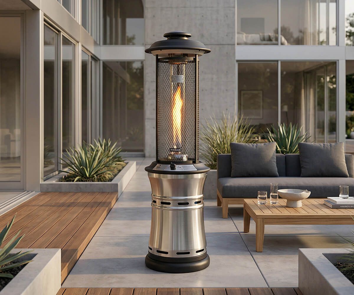 Aygaz Fener Çelik Dış Mekan Isıtıcı - Kılıf Hediyeli